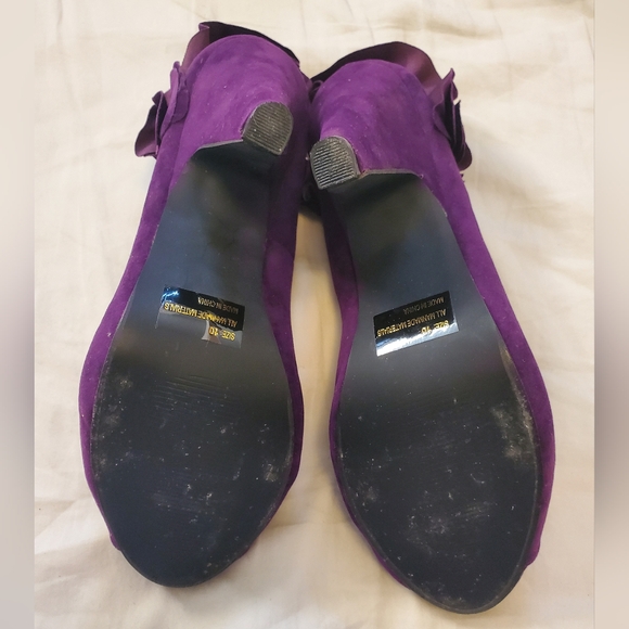 Quipid Purple Peep Toe Heel - Picture 2 of 4